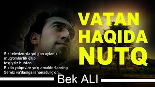 VATAN HAQIDA NUTQ