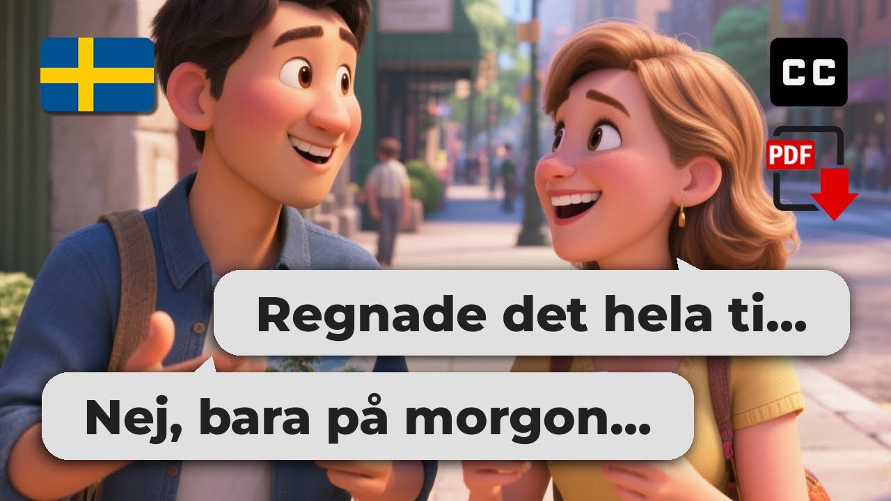 Easy Swedish Conversation – 🎢 Talking Vacations & Weather (A2-B1)