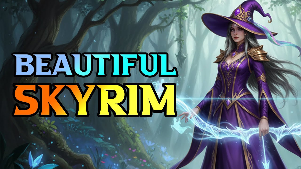 BEAUTIFUL Skyrim Playthrough - Alftand Skyrim Anniversary Edition Mage Build Guide