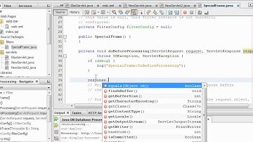 How to create a servlet filter