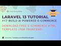 Laravel 13 Tutorial #17 – Build AI Powered E-commerce | Download Free E-commerce HTML Template