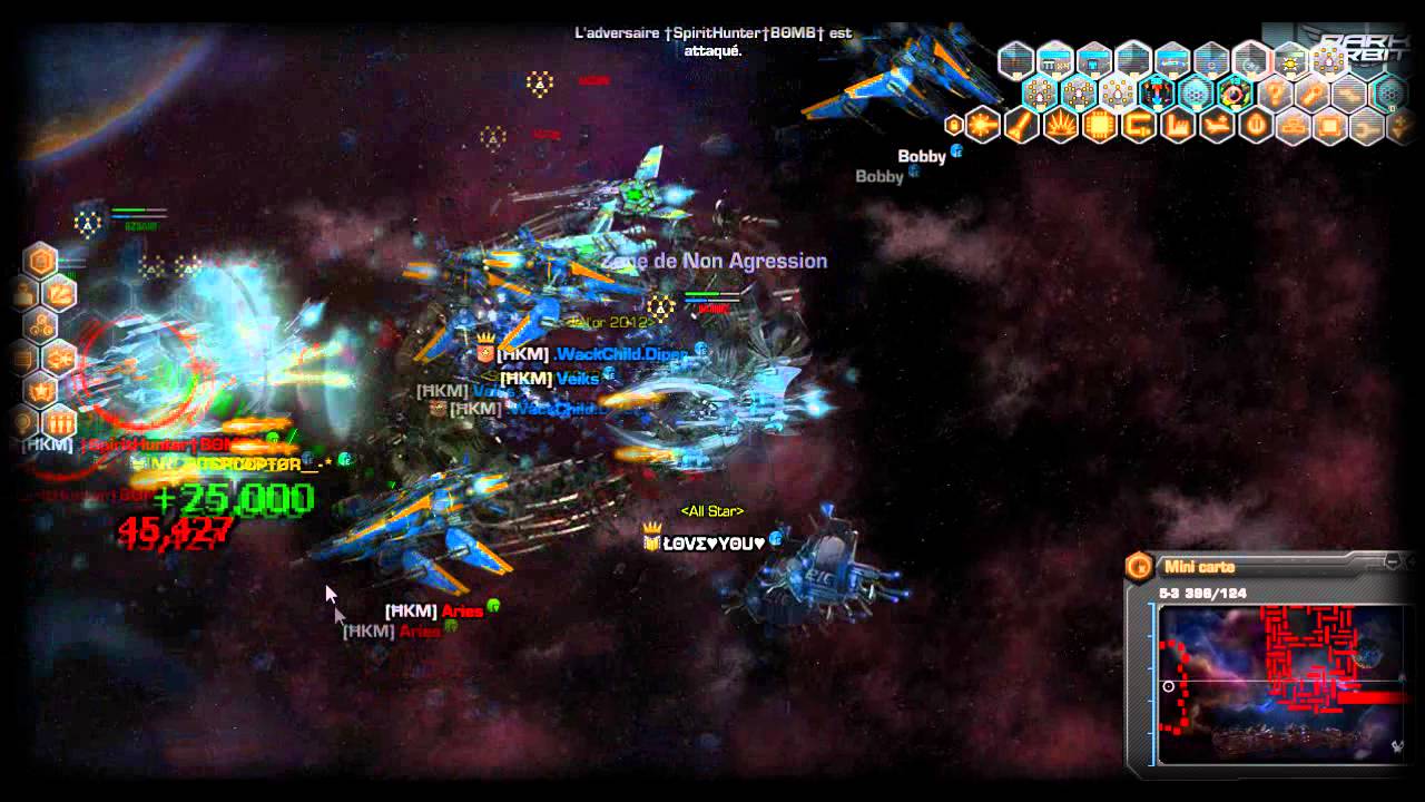 DarkOrbit - UИŚ vs ĦKM & France Server