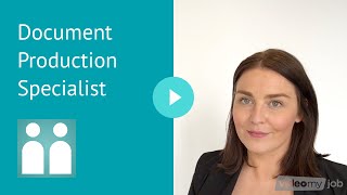 Document Production Specialist