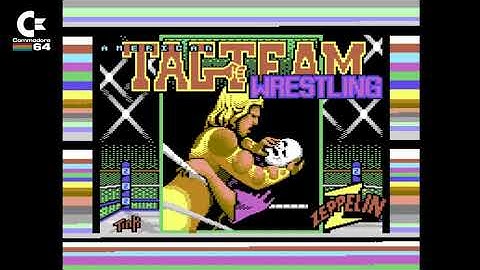 American Tag Team Wrestling (Zeppelin 1992) - C64 Loading Screen / Title Music / Main Menu Archive