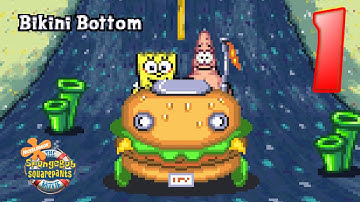 The SpongeBob SquarePants Movie Game (GBA) - Part 1 | Bikini Bottom [4K]