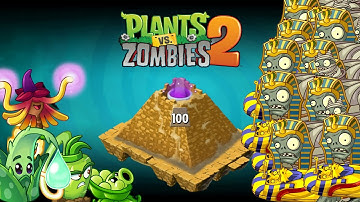Plants vs. Zombies 2: Beating the Pyramid of Doom! Endless Levels Challenge Part 4