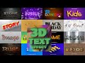 Free download 3d text effect photoshop psd | 3D Text Effect Photoshop PSD Free
