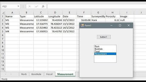 CSharp - Excel Library - Loop through excel sheet names and populate in listbox