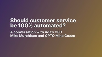 Should customer service be 100% automated?