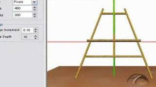 Easel - Cavalete ( Swift 3D Sotware )