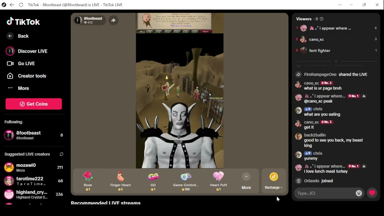 OSRS Old School Runescape 1.24-25.26 Vtuber TikTok Stream