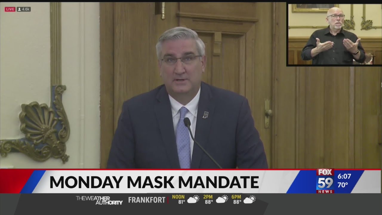 Monday mask mandate