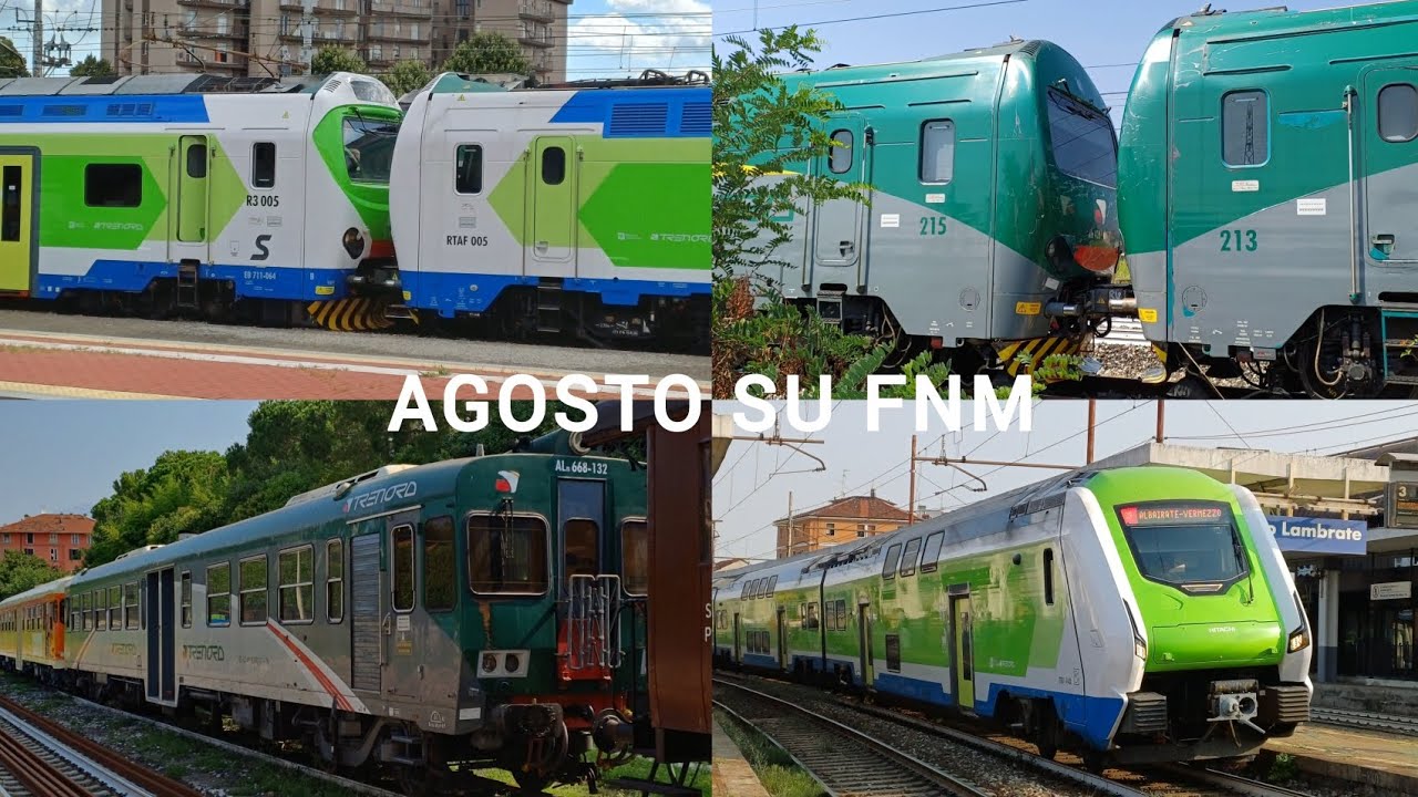 IL MESE DI AGOSTO SU FERROVIE NORD MILANO!
