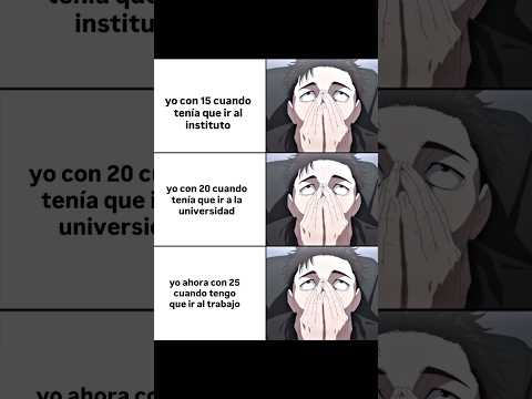 el eterno ciclo 🥀 #anime #trabajo #humorístico #universidad #xd