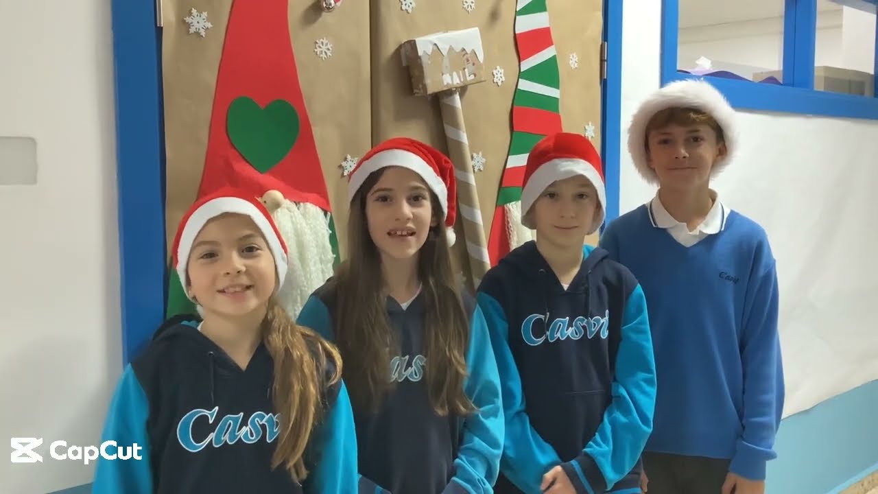Feliz Navidad 2025 - Vídeo realizado por los alumnos de 5º E. Primaria-