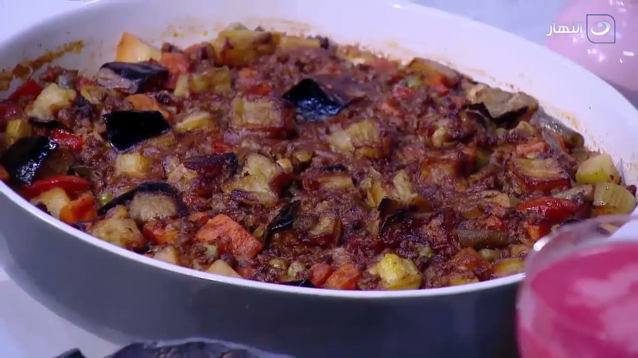 طاجن تورلي باللحمة المفرومة.. أسهل وأسرع طريقة