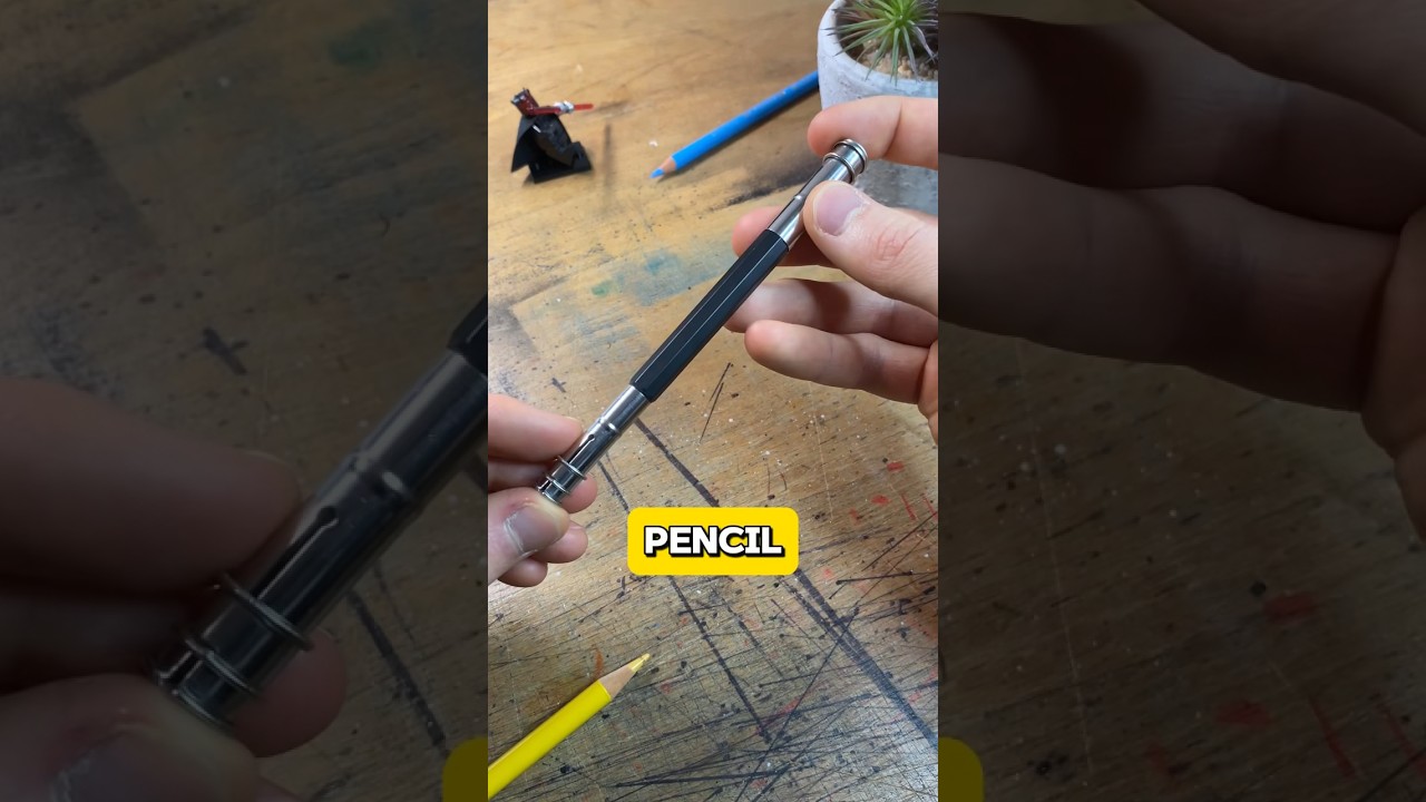 Почему профессиональный художник использует удлинители для карандашей