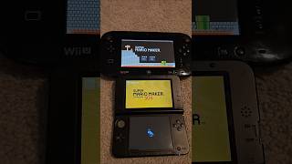 Wii U Vs. 3DS - Super Mario Maker #nintendo #retrogaming #shorts