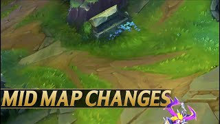 NEW MID LANE MAP CHANGES - Summoner's Rift Rework 2024 - League of Legends