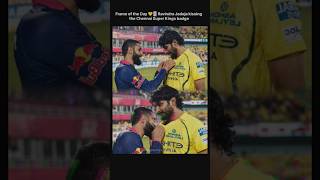 Frame Of The Day Ravindra Jadeja Kissing The Chennai Super Kings Badge