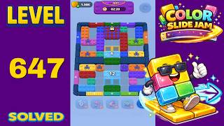 Color Slide Jam – Level 647 | Walkthrough