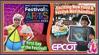 EPCOT's Festival of the Arts RETURNS for 2024! | NEW Popcorn Bucket, Food & Art! | Disney World