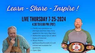 Live 017 - Followup on Overlap, Epoxy Inlay, and Other Open Questions