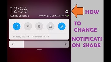 how to change notification shade in redmi note 4