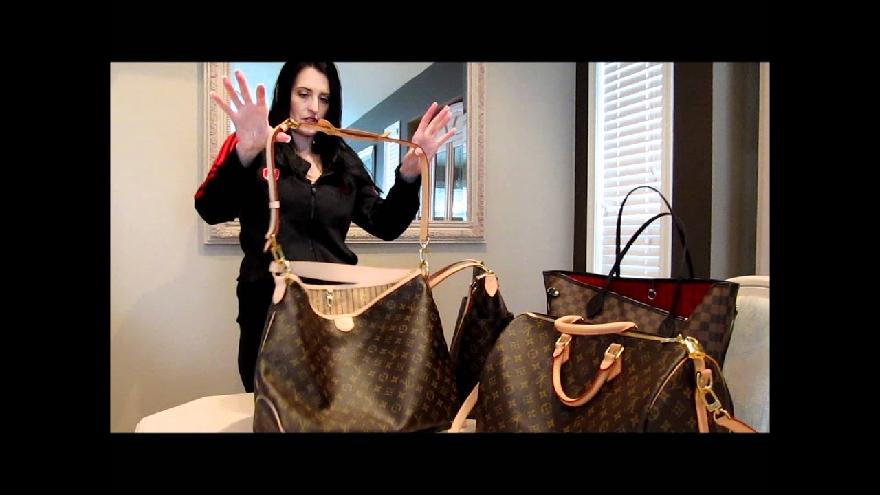 Detailed COMPARISON: Louis Vuitton Neverfull vs Delightful