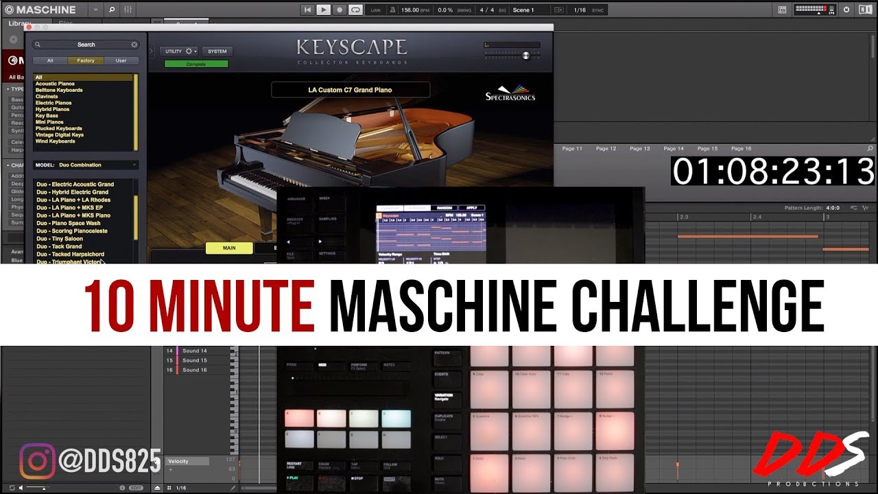 10 Minute Maschine Challenge (Maschine Beat Making)