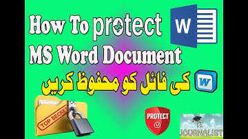 How to Protect MS Word documents.Different Restriction of MS Word 2013