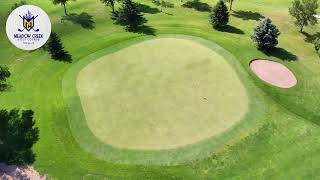 Meadowcreek Golf Course - Hole #2 | Drone Flyover (Volga, SD)