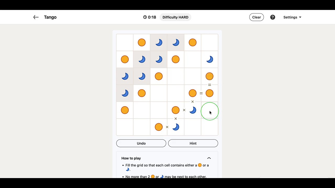 LinkedIn Tango Answer Today - Puzzle #494 | 13 February 2026