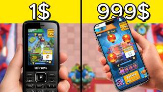 Clash Royale En 1$ VS 999$
