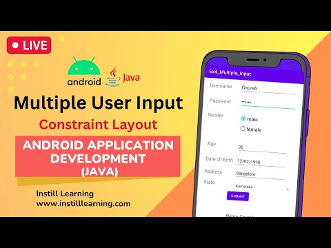 3. Constraint Layout - Android App Development using Java - YouTube