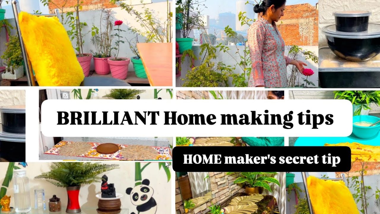 Brilliant home🏠making tips / Home maker’s🏡🧺secret tips - YouTube