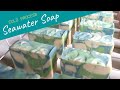 🌊 Making Soleseife - Seawater Soap (with simple drop swirl)