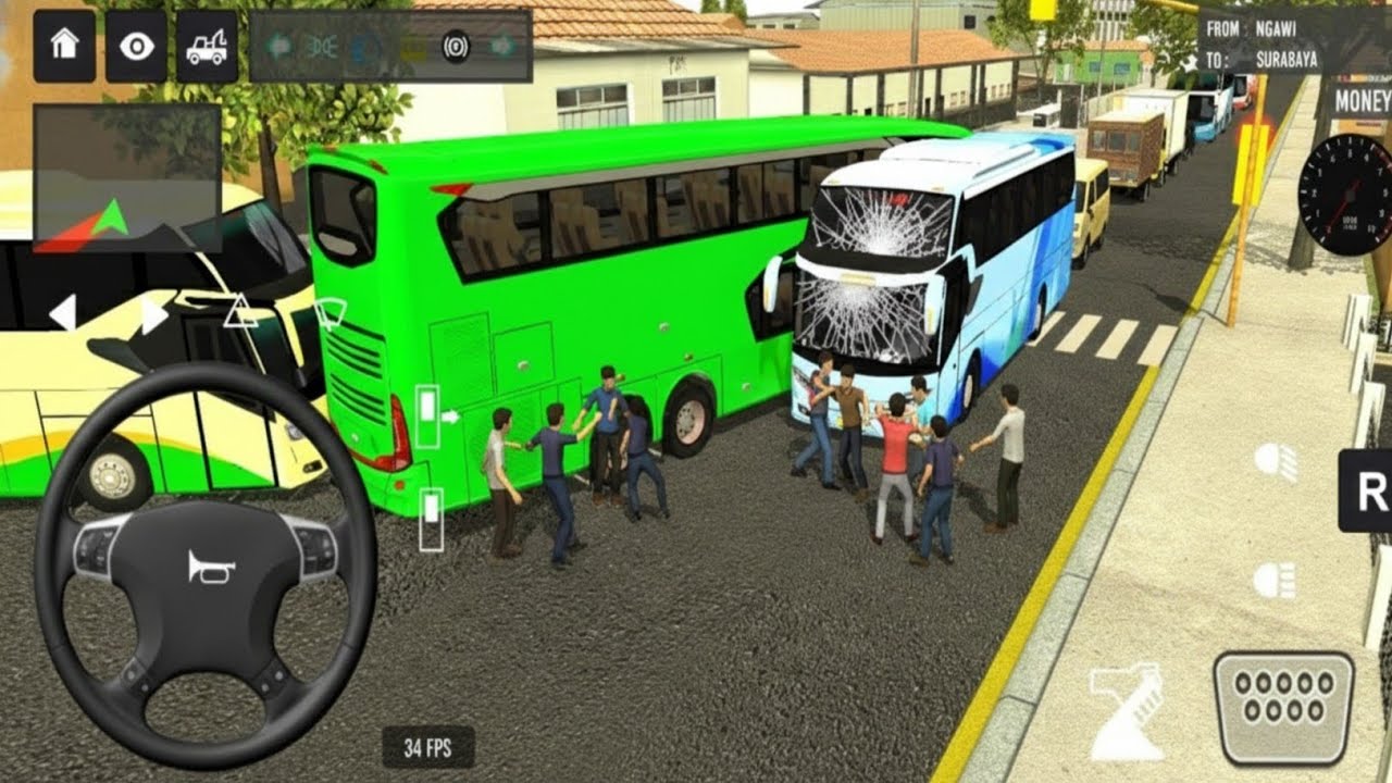 Indonesia Coach bus driving 😍💥 | Euro bus simulator 2026 Android gameplay #game 1 Part 105