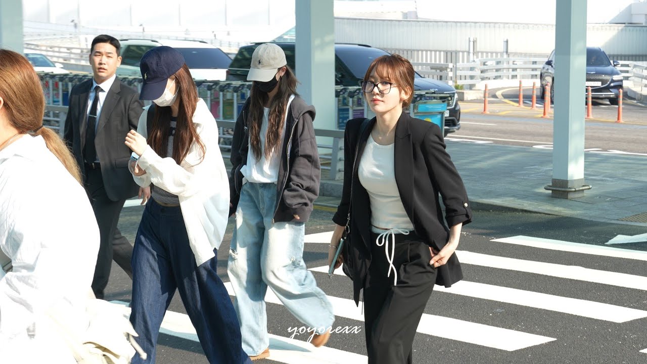 [4K] 25.05.12 LE SSERAFIM (르세라핌) 출국 LE SSERAFIM Airport Departure 직캠 fancam