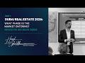 Dubai Real Estate 2026 What Phase Is The Market Entering Investor Decision Guide