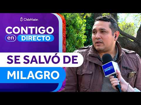 AFTER LOSING HIS TRUCK: Driver recounts how he escaped the mudslide in Las Condes - Contigo en Di...