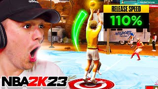 The FASTEST JUMPSHOT POSSIBLE on NBA 2K23.. (.01 SECONDS)