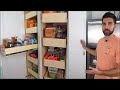 Custom small Pantry Buildout 19x33 deep
