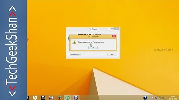 Fix Could not Connect to TOR Control Port & TOR unexpectedly excited