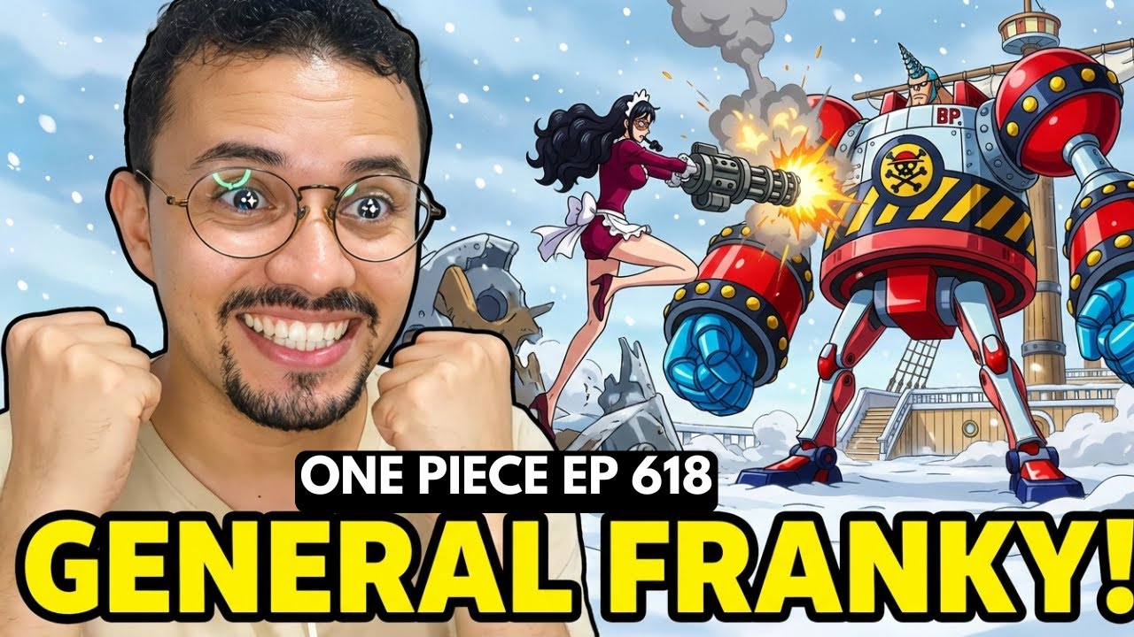 GENERAL FRANKY SHOGUN encontra os executivos de Doflamingo - REACT ONE PIECE Ep. 618