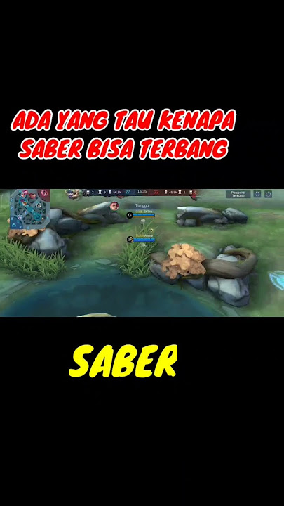 SABER BISA TERBANG #mobilelegends #saber #mlbb