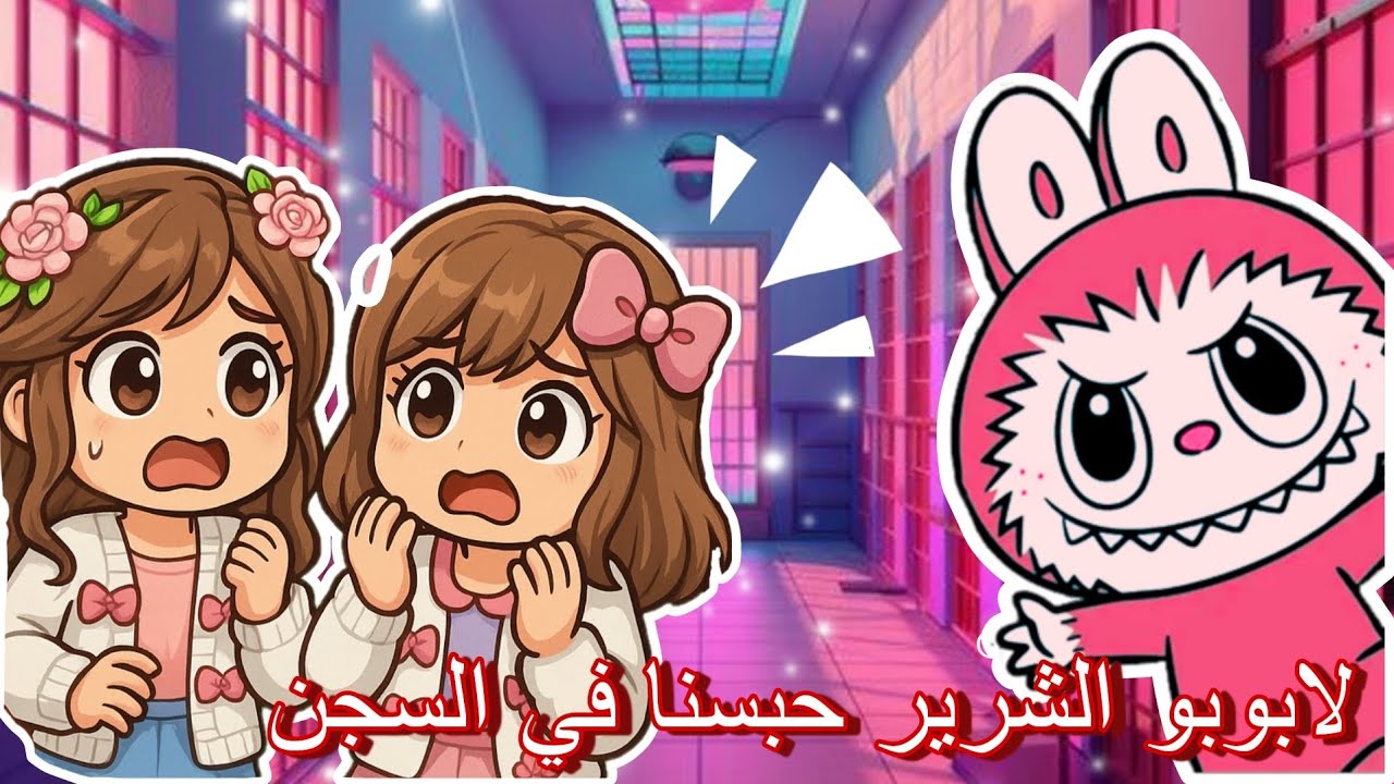 قصتنا مع لابوبو😈 كيف قدر لابوبو الشرير يحبسنا؟‼️تتوقعوا قدرنا نهرب منه ...