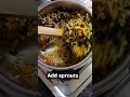 sprouts curry recipe | moong sprouts sabzi