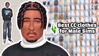 Must-Have Maxis Mix CC Clothes for Male Sims! || The Sims 4 CC Haul + Links