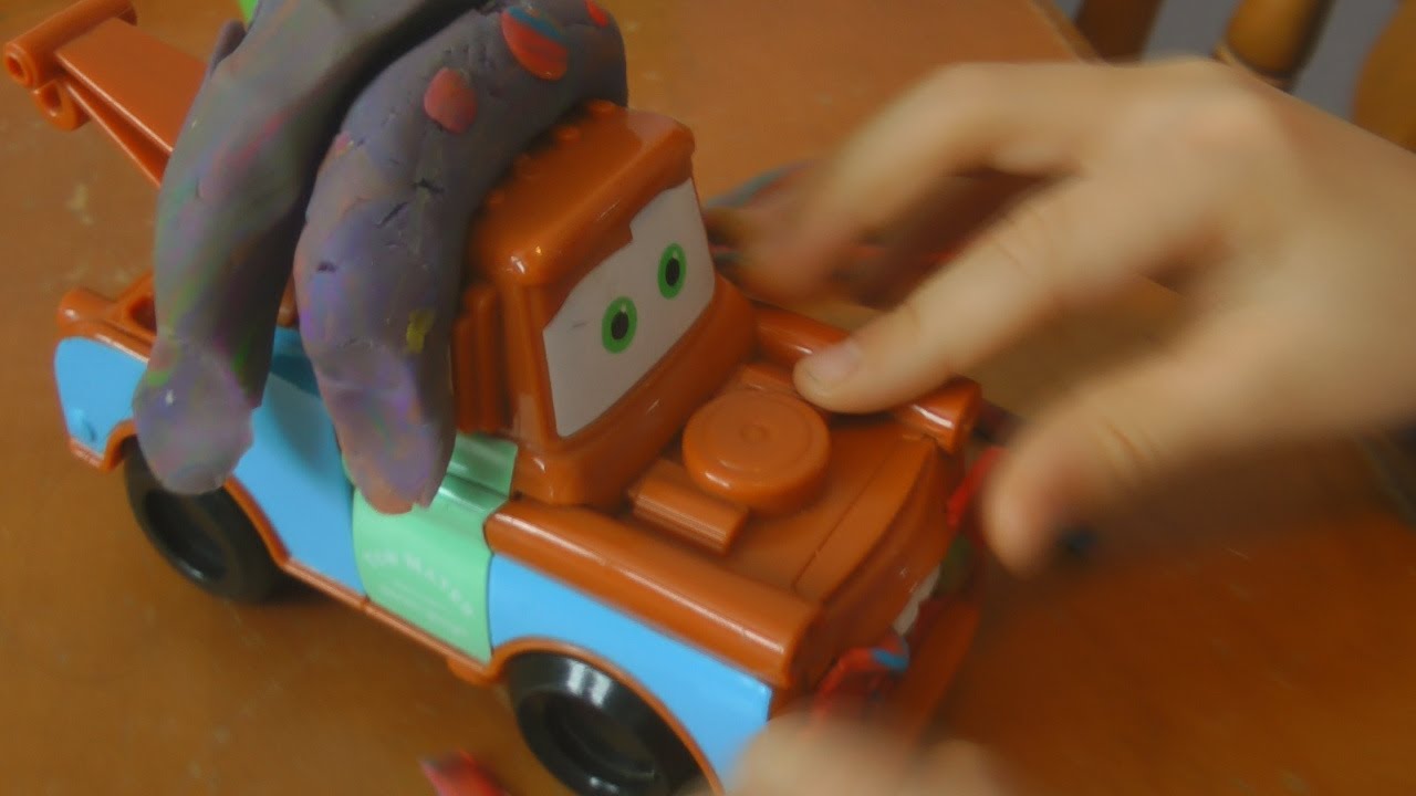 FUN with PLAYDOH MATER CARS 2 Play Doh KIDS Imagination YouTube